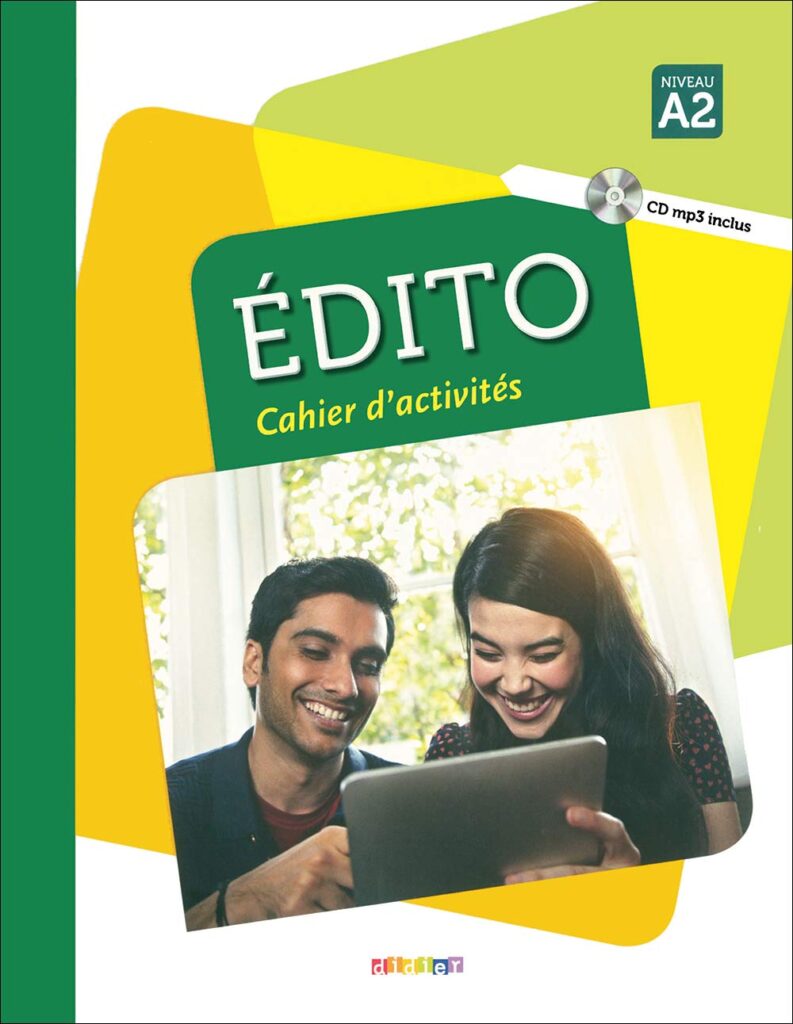 آموزش زبان فرانسه ادیتو Edito A2 Cahier | مکالمه با پارتنر زبان | ECC